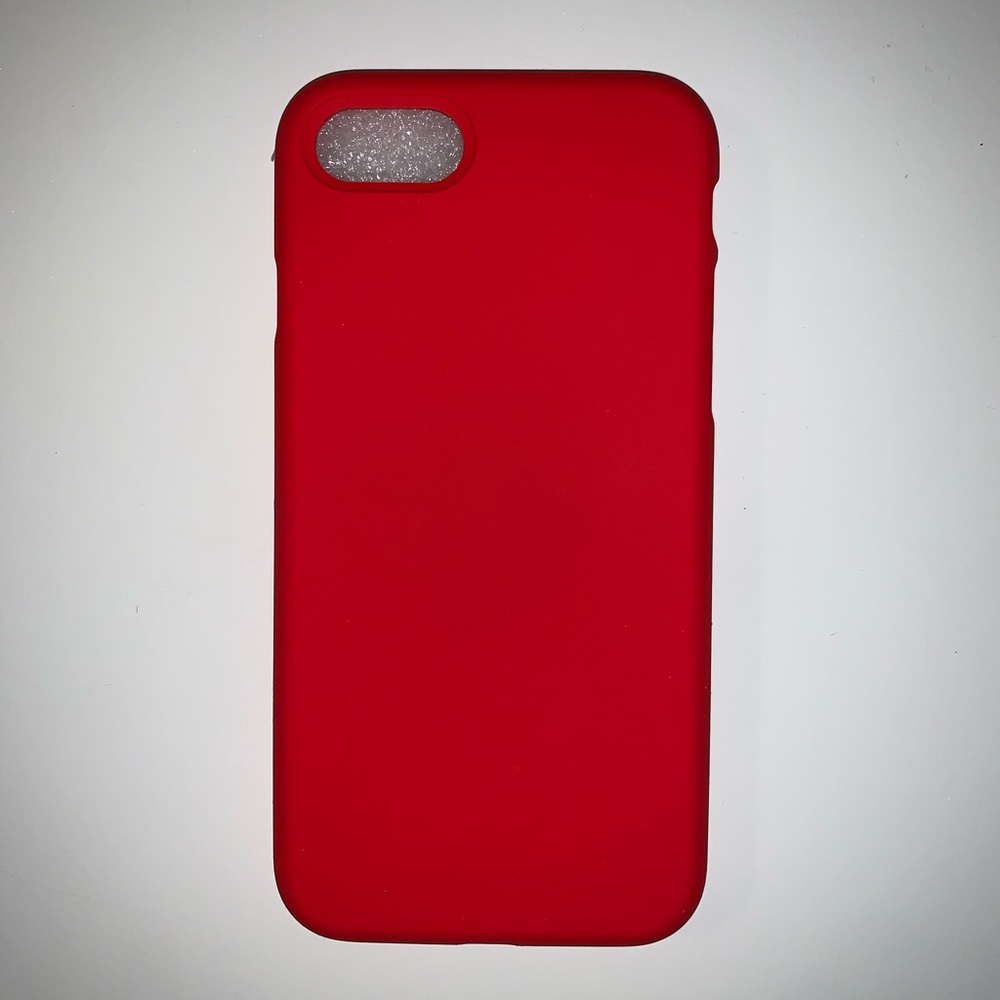 NEW iphone 7/8 red silicone case